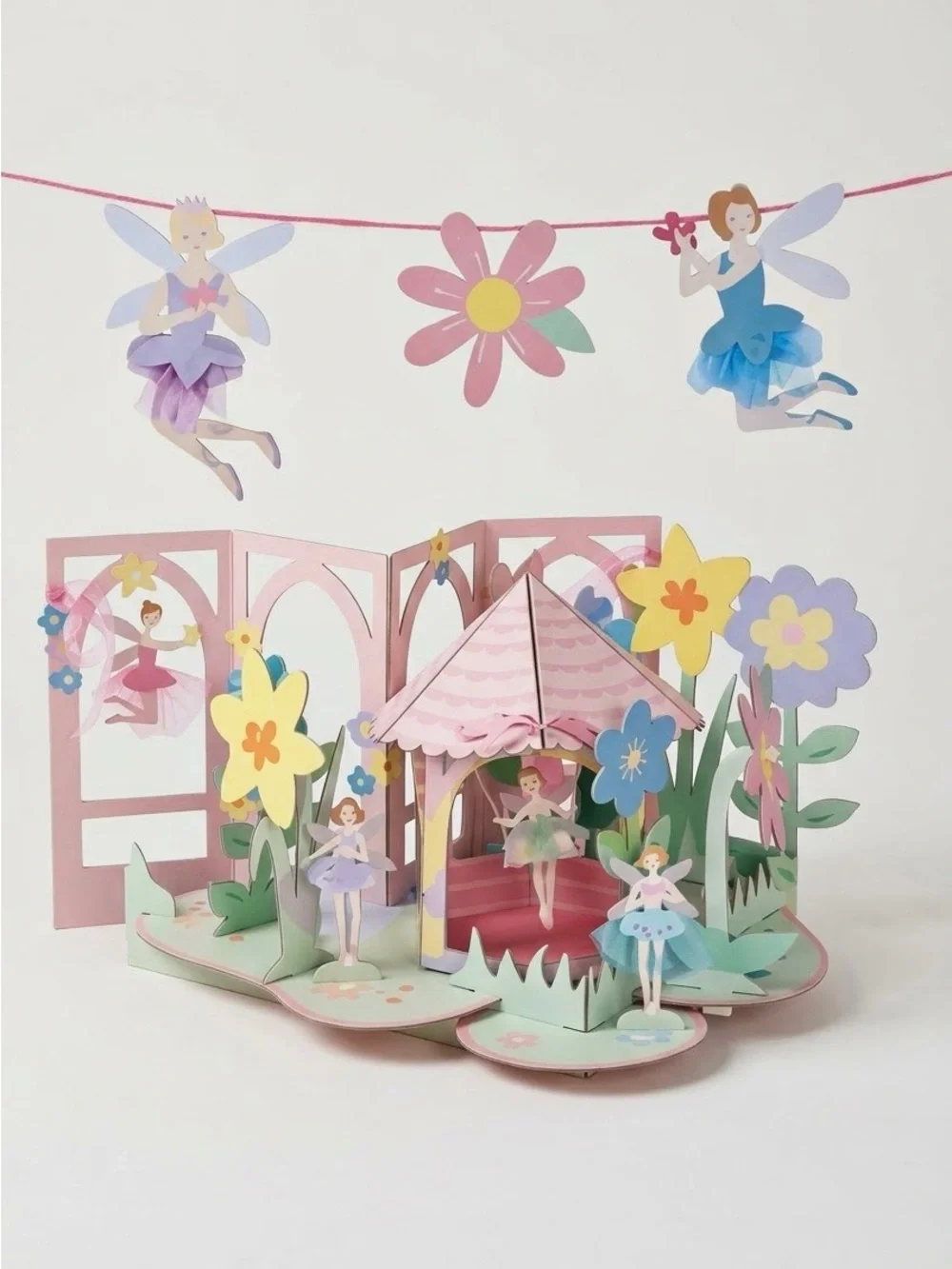 Meri Meri Fairy Wishes Centerpiece Fairy Party Garland 3D Birthday Decor Set VTG